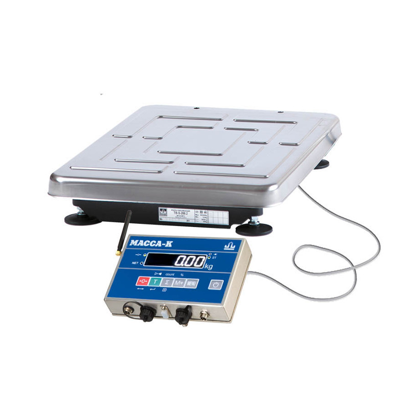 Весы товарные Масса-К TB-S-200.2-АB(RUEW)1 с RS, USB, Ethernet, WiFi и влагозащитой