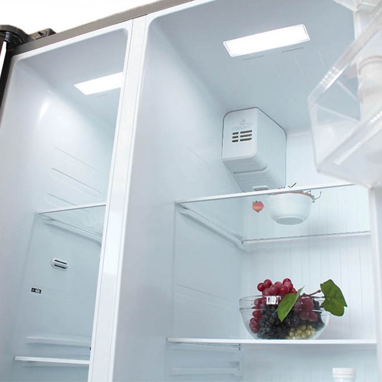Холодильник Side-by-side Бирюса SBS 587 BG черное стекло