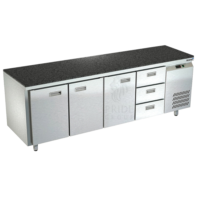 Холодильный стол Техно-ТТ СПБ/О-322/33-2207 3 двери 3 ящика
