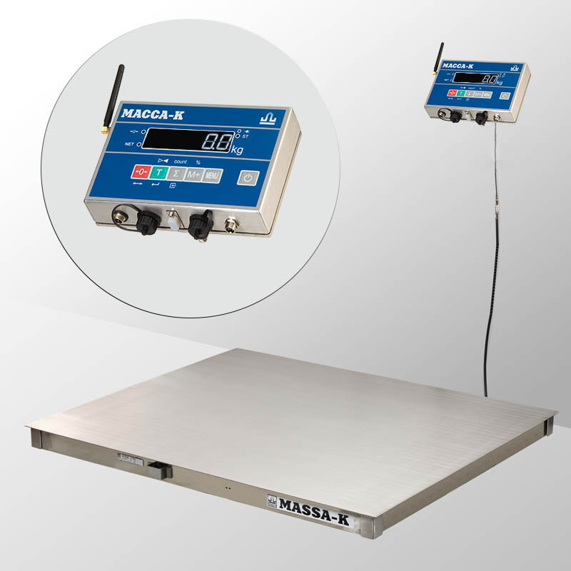 Весы нержавеющие Масса-К 4D-PМ.S-12/10-500-AB(RUEW) с интерфейсами RS, USB, Ethernet, WiFi