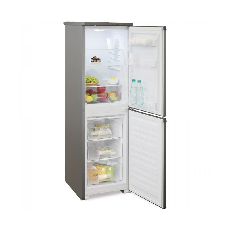 Холодильник-морозильник Бирюса M120 металлик