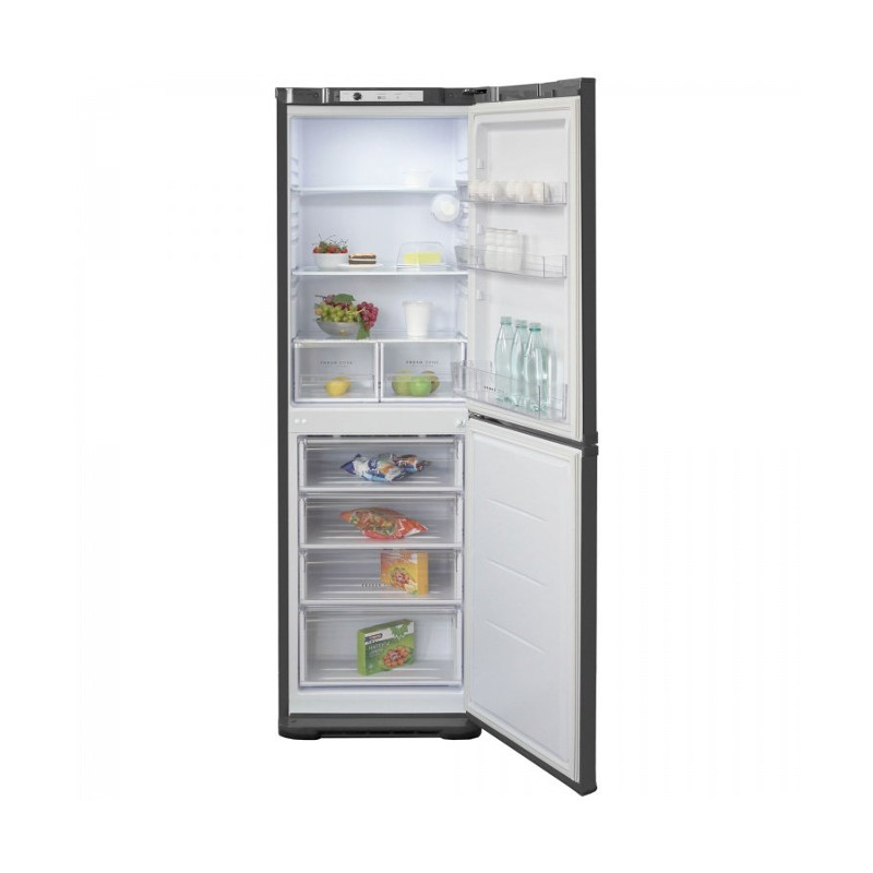картинка Холодильник-морозильник Бирюса W631 графитовый