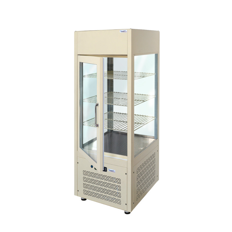 Вертикальная кондитерская холодильная витрина Finist Nataly N-3 крашенная сталь