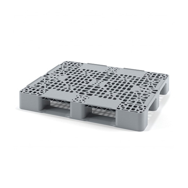 Поддон перфорированный Plast 1200x1000x150 на 2-х полозьях серый