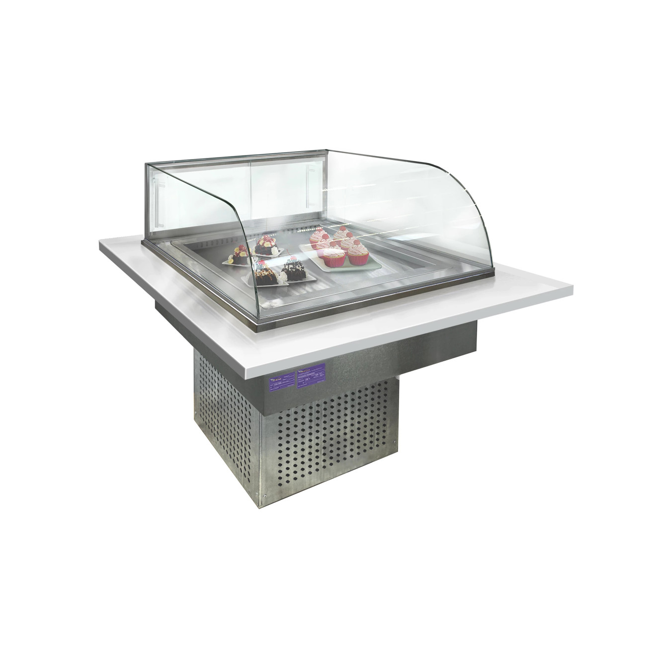 Встраиваемая кондитерская холодильная витрина FINIST GLASSIER LUXURY GL-1