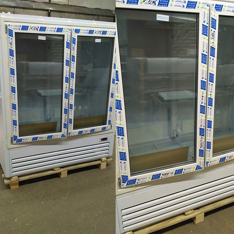 Шкаф морозильный Premier ШНУП1ТУ-1,4 С (В, -18) оконный стеклопакет