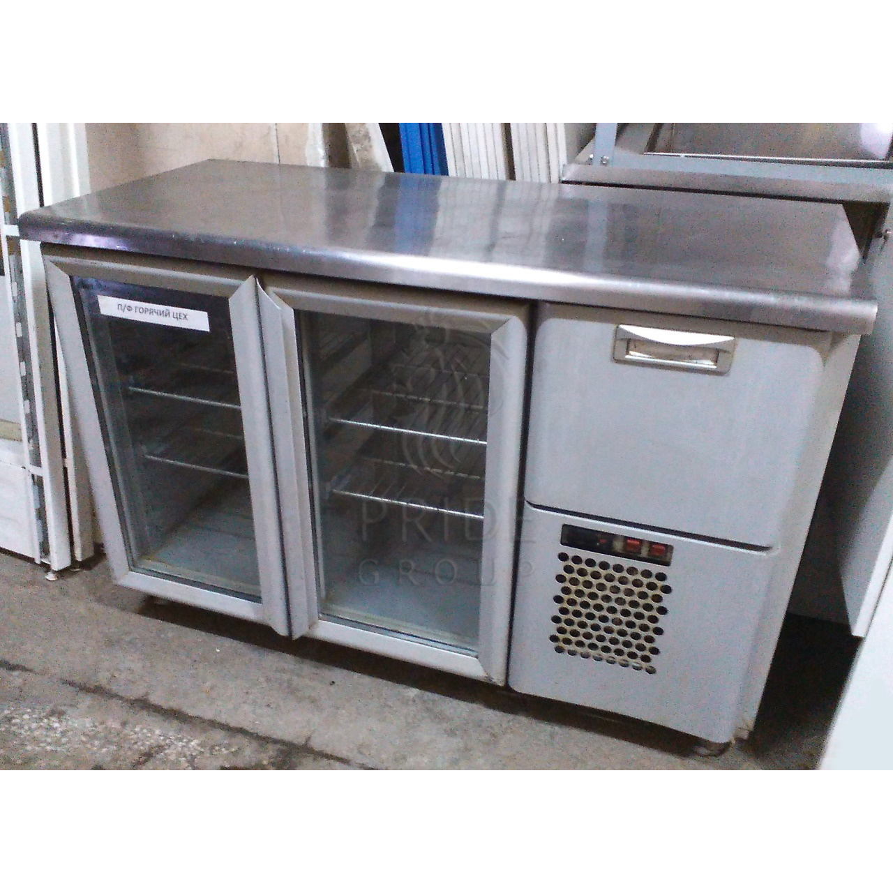 картинка Холодильный барный стол T57 M2-1-G X7 9006-1(2)9 (BAR-250С Carboma)