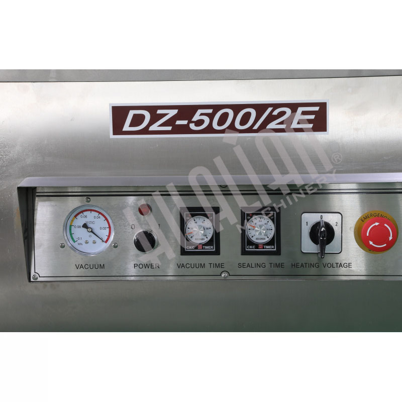 Напольная вакуум-упаковочная машина Hualian DZQ-500/2E SS (нерж., газ)