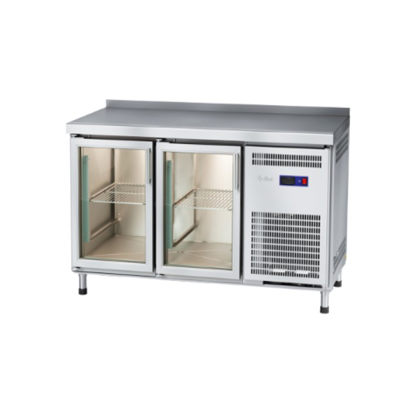 Стол холодильный Abat СХН-60-01 (2 двери-стекло)