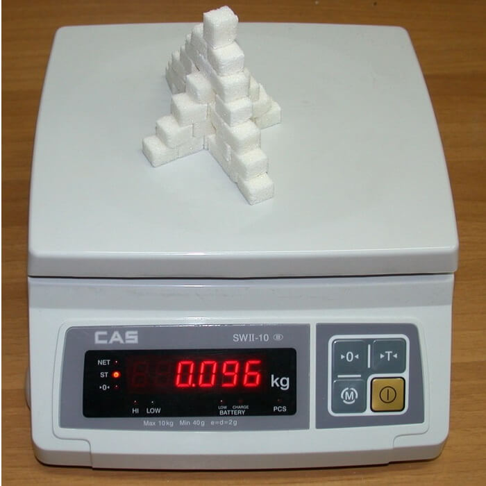 Весы электронные порционные CAS SW II-5 2 дисплея