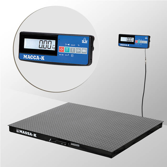 Весы платформенные Масса-К 4D-PМ-20/15-1000-A(RUEW) с интерфейсами RS, USB, Ethernet, WiFi