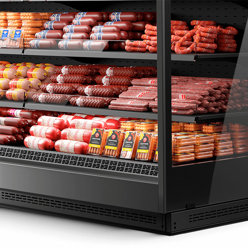 Холодильная витрина Dazzl Vega 100 H210 торец (+3…+10) фруктовая