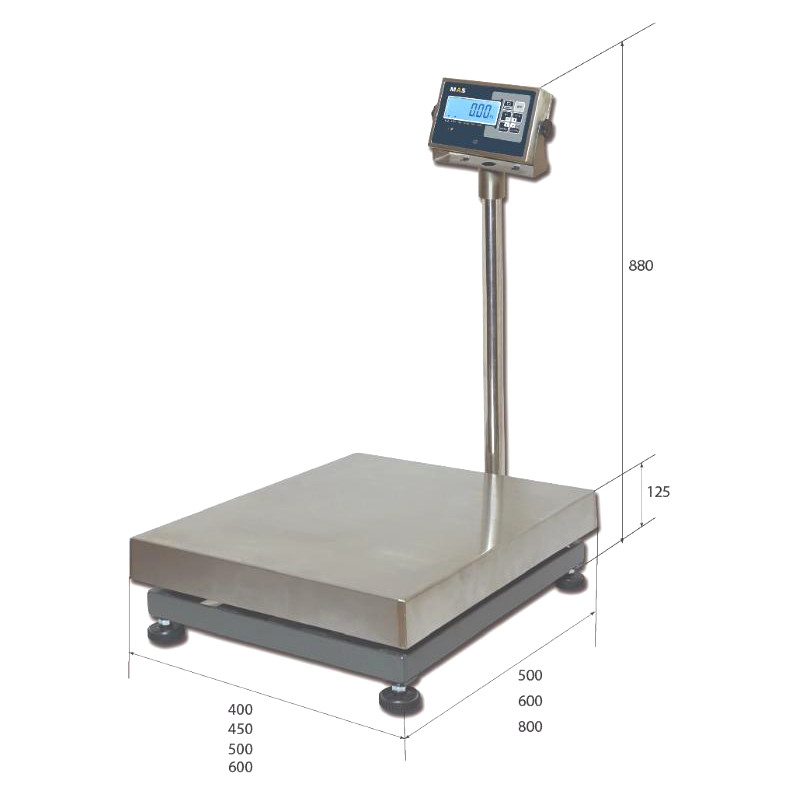 Весы электронные напольные MAS PM1H-300-6080
