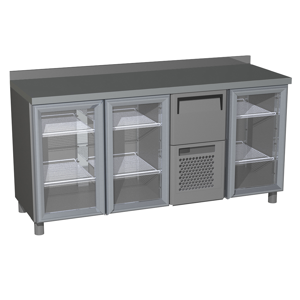 Холодильный барный стол T57 M3-1-G X7 0430 (BAR-360С Carboma)