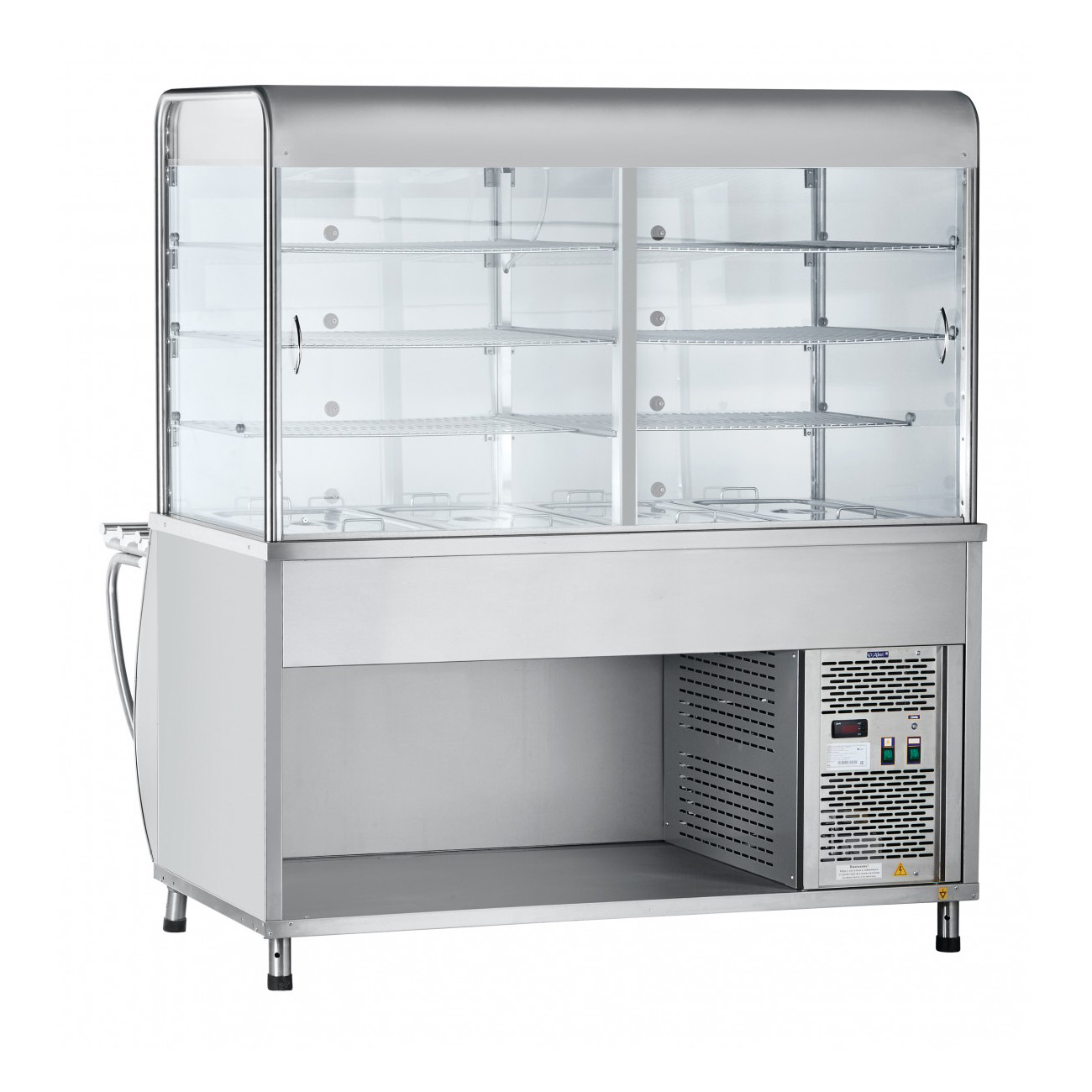 картинка Прилавок-витрина холодильный Abat ПВВ(Н)-70М-С-НШ