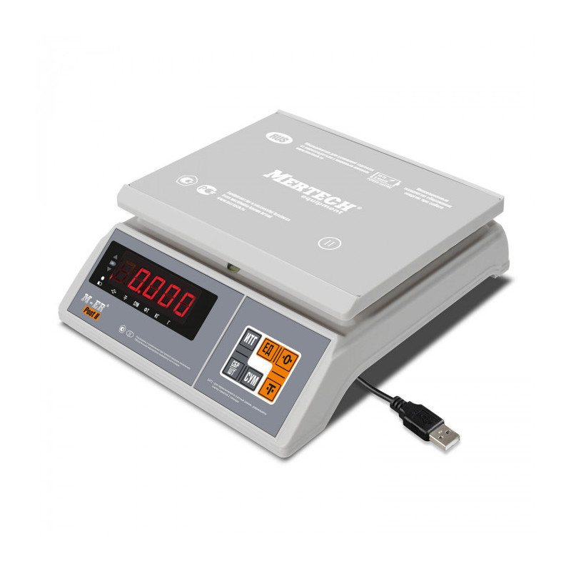 Порционные весы Mertech M-ER 326 AFU-3.01 "Post II" LED USB-COM
