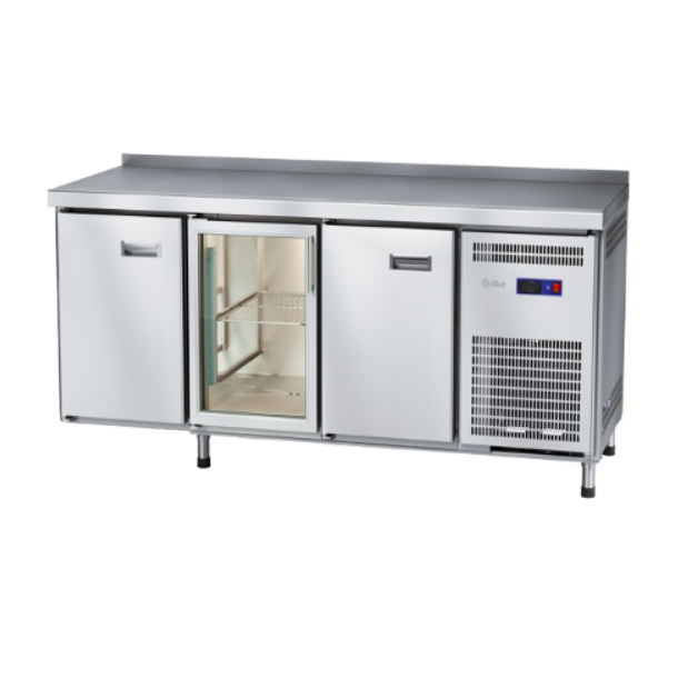 Стол холодильный Abat СХН-70-02 (дверь, дверь-стекло, дверь)