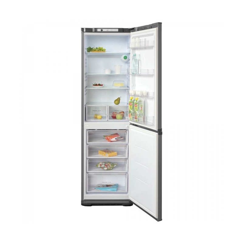 Холодильник-морозильник Бирюса M649 металлик