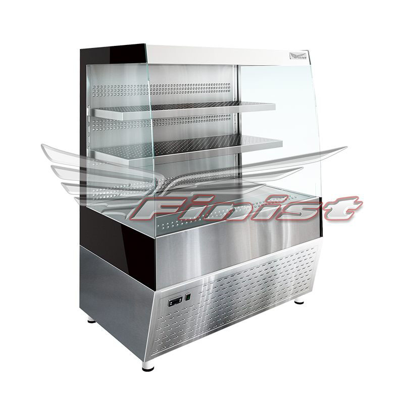 Напольная холодильная витрина-горка FINIST ELEGY INOX Ei3/1045 нержавеющая сталь