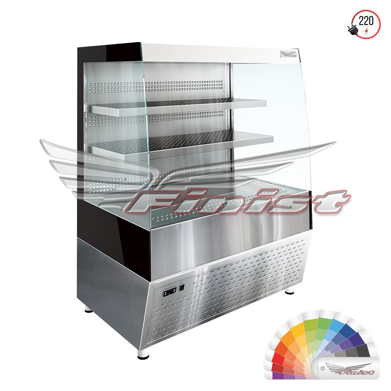картинка Напольная холодильная витрина-горка FINIST ELEGY E2/740 крашеная сталь