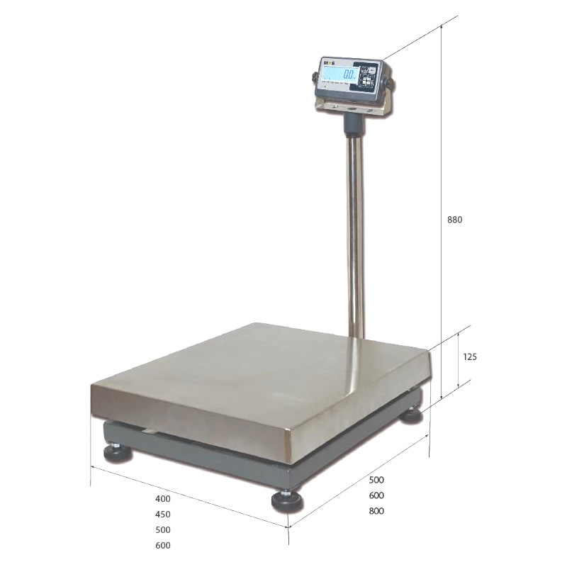 Весы электронные напольные MAS PM1B-300-6080