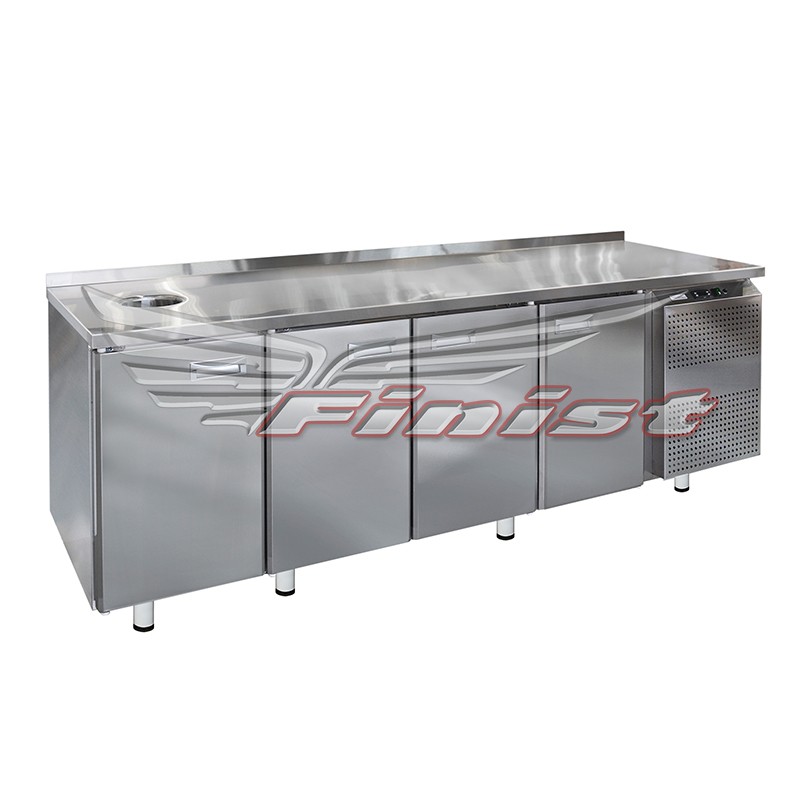 Стол холодильный Finist СХСns-700-4 с нейтральной секцией 2300x700x850 мм