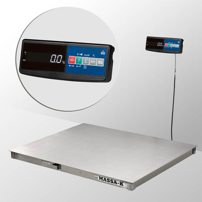 картинка Весы нержавеющие Масса-К 4D-PМ.S-15/12-3000-A(RUEW) с интерфейсами RS, USB, Ethernet, WiFi