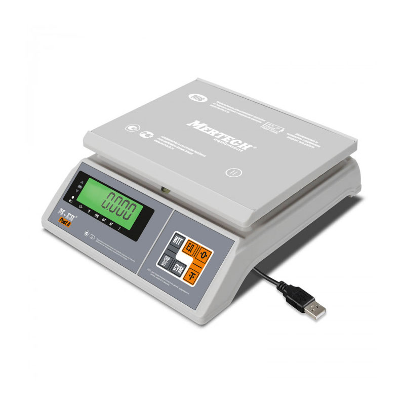 Порционные весы Mertech M-ER 326 AFU-6.01 "Post II" LCD USB-COM