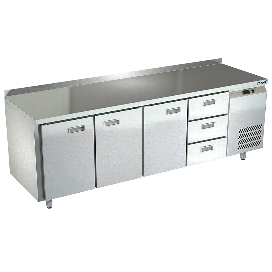 Холодильный стол Техно-ТТ СПБ/О-222/33-2206 3 двери 3 ящика