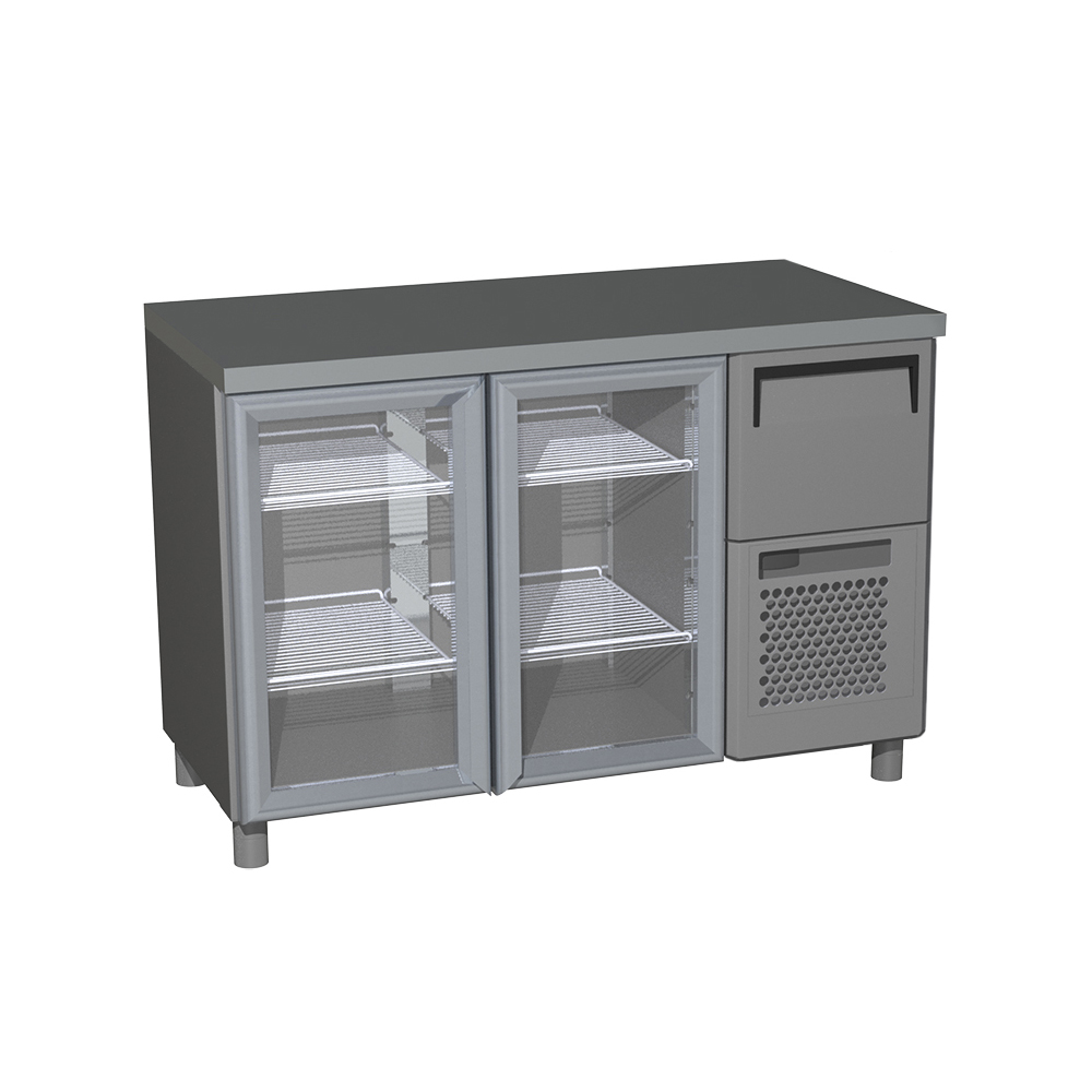 Холодильный барный стол T57 M2-1-G 0430-19 (BAR-250С Carboma)