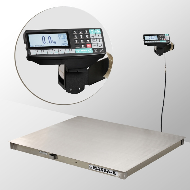 Весы Масса-К 4D-PМ.S-15/12-1000-RP с печатью этикеток и регистрацией товароучетных операций