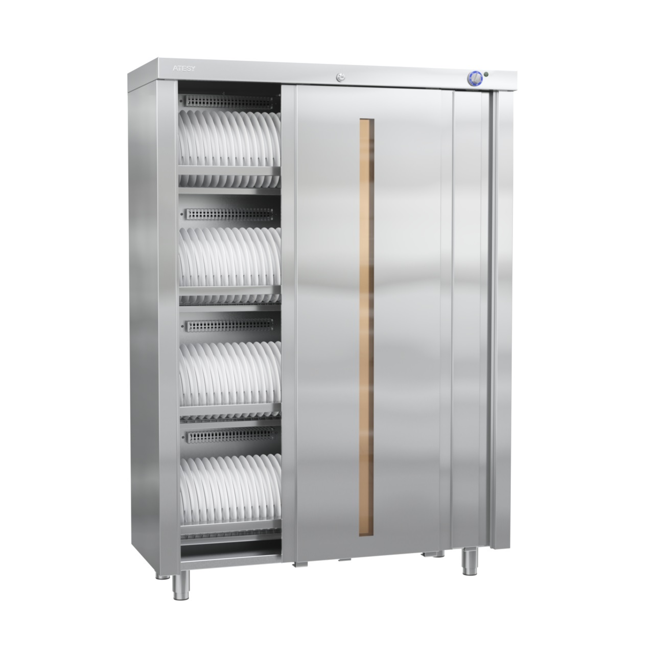 Шкаф для стерилизации столовой посуды и кухонного инвентаря Атеси ШЗДП-4-950-02 без полок