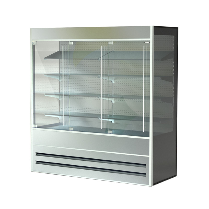 картинка Холодильная витрина Premier ВВУП1-1,90ТУ/ЯЛТА-2,5/ фрукт нержавеющая сталь