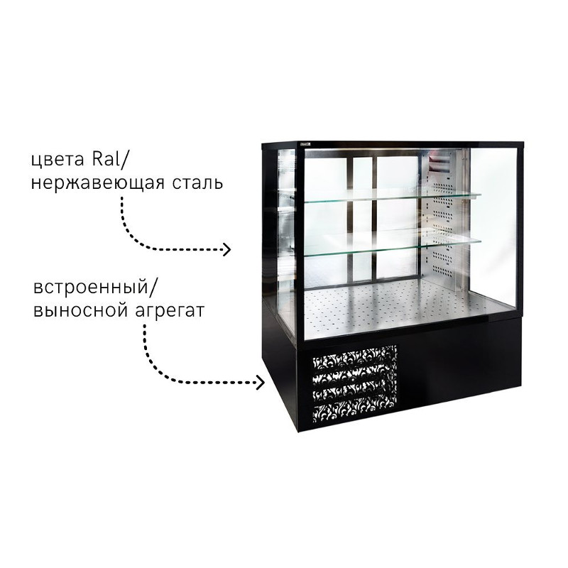 Напольная холодильная кондитерская витрина FINIST LARA L-5