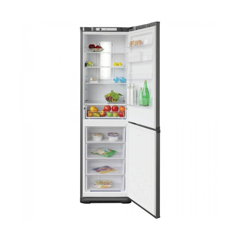 картинка Холодильник-морозильник Бирюса M380NF металлик