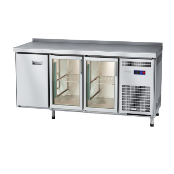 Стол холодильный Abat СХС-70-02 (дверь, 2 двери-стекло)