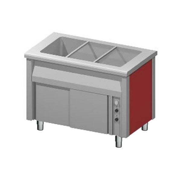 картинка Прилавок-мармит для 1 и 2 блюд EMAINOX ECB 12 8035015 на тепловом шкафу