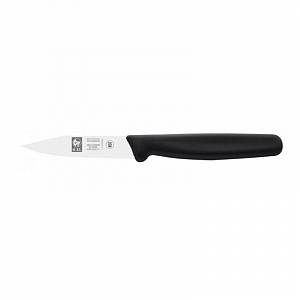 картинка Нож для чистки овощей ICEL JUNIOR 24100.3038000.080 черный 8см