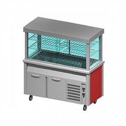 картинка Витрина холодильная EMAINOX VTRPVR15 8035028 с охлаждаемой поверхностью на холод.шкафу