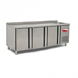 картинка Холодильный стол с 3 дверьми и раковиной Fornazza HFR3-500
