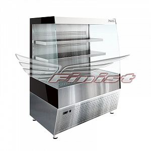 картинка Напольная холодильная витрина-горка FINIST ELEGY INOX Ei2/740 нержавеющая сталь