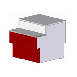 картинка Прилавок расчетно-кассовый неохлаждаемый МХМ Илеть Cube (760)
