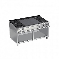 картинка Плита со сплошной поверхностью газовая 900 серии Apach Chef Line LRSTG169R4OS